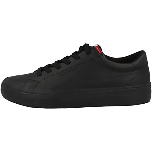 Produktbild: Tommy Hilfiger Herren Schuhe Sneakers Prep Vulc Leather, Schwarz (Black), 40 EU