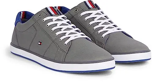 Produktbild: Tommy Hilfiger H2285ARLOW 1D Vulkanisierte Sneaker Herren, Grau (STEEL GREY), 45 EU