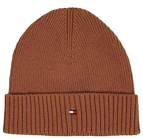 Produktbild: Tommy Hilfiger Herren Strickmütze Essential Wintermütze, Braun (Desert Khaki), Onesize