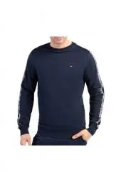 Produktbild: Tommy Hilfiger Herren Sweatshirt ohne Kapuze, Blau (Navy Blazer), M
