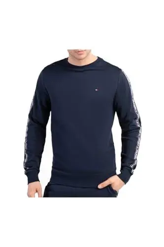 Produktbild: Tommy Hilfiger Herren Sweatshirt ohne Kapuze, Blau (Navy Blazer), M