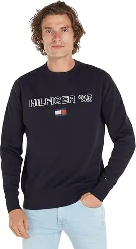 Produktbild: Tommy Hilfiger HILFIGER 85 SWEATSHIRT Sweatshirts Herren, Blau (Desert Sky), L