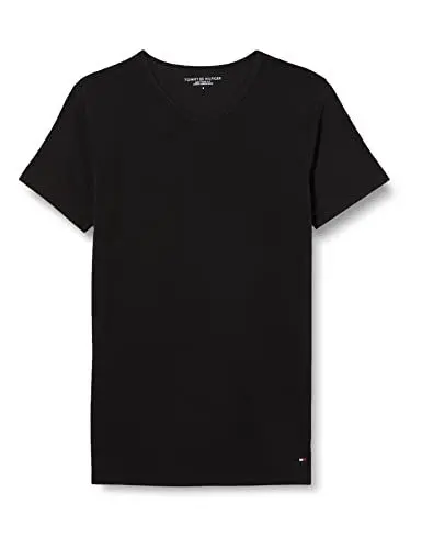 Produktbild: Tommy Hilfiger Stretch VN Tee SS 3PACK Kurzarm T-Shirts Herren, Schwarz (Black), XL