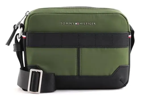 Produktbild: Tommy Hilfiger Herren Umhängetasche TH Elevated Nylon Camera Bag Klein, Grün (Mentor Green), Einheitsgröße