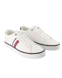 Produktbild: Tommy Hilfiger Herren Vulcanized Sneaker Schuhe, Weiß (White), 46
