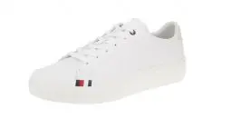 Produktbild: Tommy Hilfiger Herren Vulcanized Sneaker Schuhe, Weiß (White), 40 EU