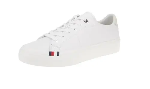 Produktbild: Tommy Hilfiger Herren Vulcanized Sneaker Schuhe, Weiß (White), 44 EU