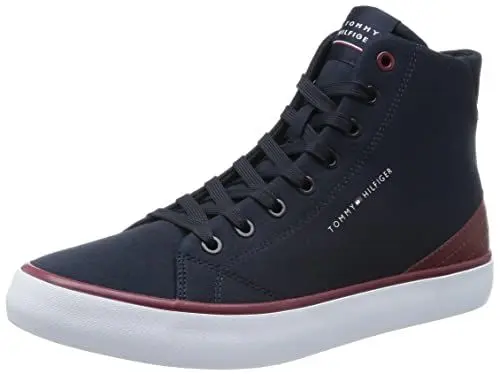 Produktbild: Tommy Hilfiger TH HI VULC CORE CANVAS Vulkanisierte Sneaker Herren, Blau (Desert Sky), 43 EU