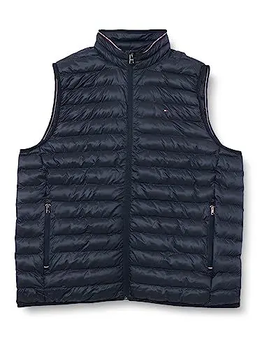 Produktbild: Tommy Hilfiger Herren Weste Packable Recycled Steppweste, Blau (Desert Sky), XXL
