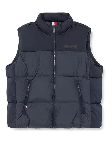 Produktbild: Tommy Hilfiger Herren Weste Steppweste, Blau (Desert Sky), M