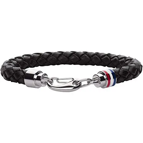 Produktbild: Tommy Hilfiger Jewelry Geflochtenes Lederarmband für Herren - Erhältlich aus Braune oder Schwarze Farbe