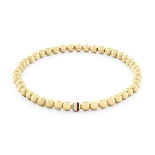 Produktbild: Tommy Hilfiger Jewelry Armband mit Schmuckperlen für Damen Kollektion aus Edelstahl, Gelbgold und Nelkengold