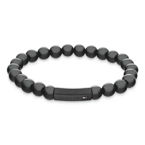 Produktbild: Tommy Hilfiger Jewelry Armband mit Schmuckperlen für Herren Mit Steinen aus Onyx - 2790581