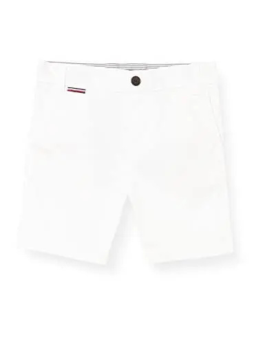 Produktbild: Tommy Hilfiger Jungen 1985 Chino Lässige Shorts, White, 74 cm