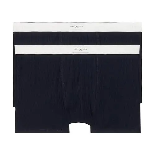 Produktbild: Tommy Hilfiger Jungen 2er Pack Boxershorts Trunks Unterwäsche, Blau (Desert Sky/ Desert Sky), 8-10 Jahre