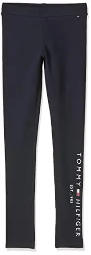 Produktbild: Tommy Hilfiger Mädchen Essential Legging Hose, Marineblau (Twilight Navy), 14 / 164