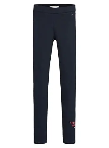 Produktbild: Tommy Hilfiger Mädchen Tommy Graphic KG0KG06867 Leggings, Blau (Desert Sky), 3 Jahre