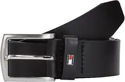 Produktbild: Tommy Hilfiger Herren Gürtel New Denton 3.5 Belt Ledergürtel, Schwarz (Black), 100