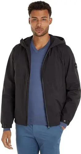 Produktbild: Tommy Hilfiger PORTLAND HOODED JACKET Gewebte Jacken Herren, Schwarz (Black), M