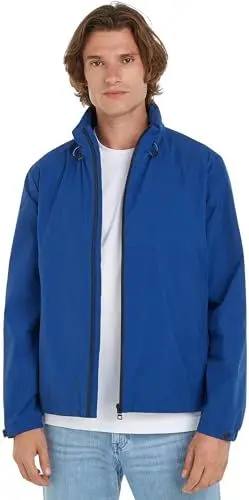 Produktbild: Tommy Hilfiger PORTLAND STAND COLLAR JACKET Gewebte Jacken Herren, Blau (Anchor Blue), L