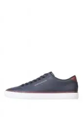 Produktbild: Tommy Hilfiger TH HI VULC CORE LOW LEATHER ESS Vulkanisierte Sneaker Herren, Blau (Desert Sky), 40 EU