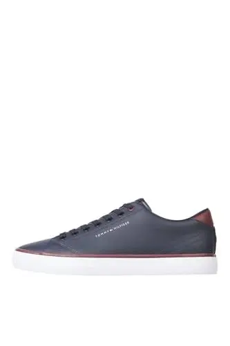 Produktbild: Tommy Hilfiger TH HI VULC CORE LOW LEATHER ESS Vulkanisierte Sneaker Herren, Blau (Desert Sky), 40 EU