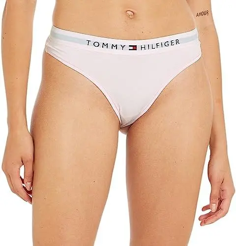 Produktbild: Tommy Hilfiger Damen String Tanga, Rosa (Light Pink), M