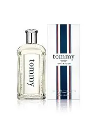 Produktbild: Tommy Hilfiger – Tommy Eau de Toilette 100 ml – Parfüm Herren – Fougère-Duft – Zitrusnoten und Fruchtnuancen – Transparenter Glasflakon