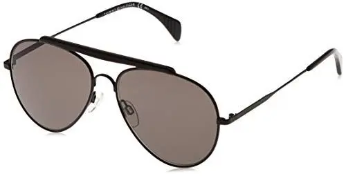 Produktbild: Tommy Hilfiger Unisex-Erwachsene TH 1454/S NR 006 58 Sonnenbrille, Schwarz (Black/BRW Grey)