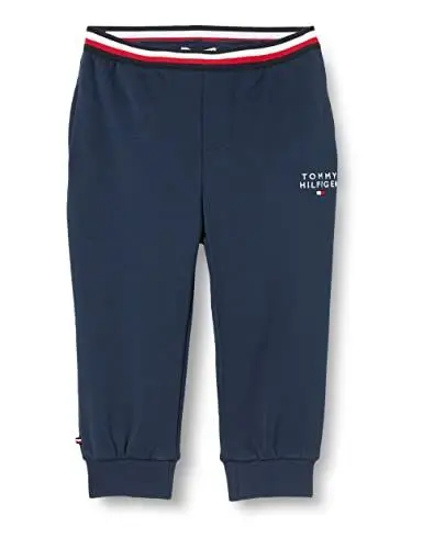Produktbild: Tommy Hilfiger Unisex BABY SWEATPANT Trainingshose, Marineblau (Twilight Navy), 0 Months