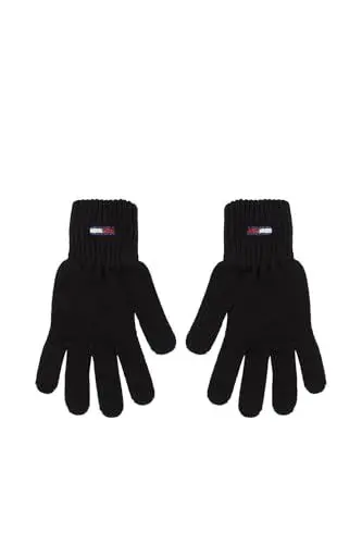 Produktbild: Tommy Jeans Damen TJW Flag Gloves AW0AW15480 Handschuhe, Schwarz, OS