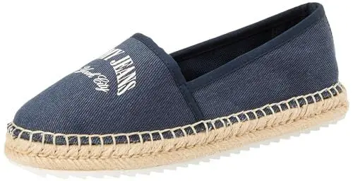 Produktbild: Tommy Jeans Damen Espadrilles Stoffschuhe, Blau (Dark Night Navy), 36