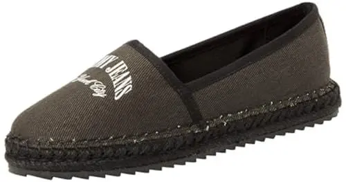 Produktbild: Tommy Jeans Damen Espadrilles Stoffschuhe, Schwarz (Black), 40