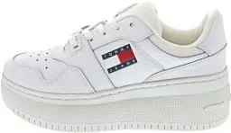 Produktbild: Tommy Jeans Damen Flatform Sneaker Retro Schuhe, Weiß (White), 38