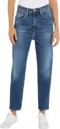 Produktbild: Tommy Jeans Damen Jeans Hose Mom Fit, Blau (Denim Medium), 24W/28L