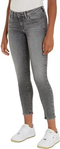 Produktbild: Tommy Jeans Damen Jeans Hose Scarlett Skinny Fit, Blau (Denim Black), 32W/30L