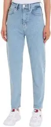 Produktbild: Tommy Jeans Damen Jeans Hose Slim Mom Fit, Blau (Denim Light), 24W/34L