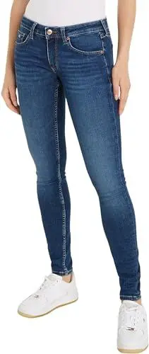 Produktbild: Tommy Jeans Damen Jeans Hose Sophie Skinny Fit, Blau (Denim Medium), 33W/32L