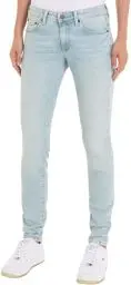 Produktbild: Tommy Jeans Damen Jeans Skinny Fit, Blau (Denim Light), 33W/34L