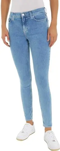 Produktbild: Tommy Jeans Damen Jeans Skinny Fit, Blau (Denim Medium), 30W/28L