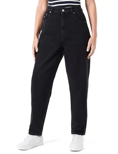 Produktbild: Tommy Jeans Damen Mom Jean Uhr TPR Ai4185Dw0Dw21389 Zugeschnitten, Denim (Denim Black), 25 W/30 L