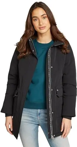Produktbild: Tommy Jeans Damen Parka mit Kapuze, Schwarz (Black), XL