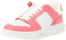 Produktbild: Tommy Jeans Damen Sneaker Tjw Skate Sneaker Mat Mix Leder, Rosa (Pink Alert), 37 EU