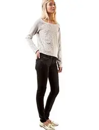 Produktbild: Tommy Jeans Damen Sophie Skinny Jeans, Schwarz (460 Chicago Coated), W25/L32