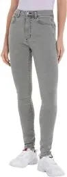Produktbild: Tommy Jeans Damen Jeans Hose Sylvia Skinny Fit, Blau (Denim Black), 34W/32L