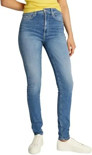 Produktbild: Tommy Jeans Damen Sylvia HGH Skn Bi1239 Dw0dw20028 Skinny, Denim (Denim Medium), 27W / 32L EU