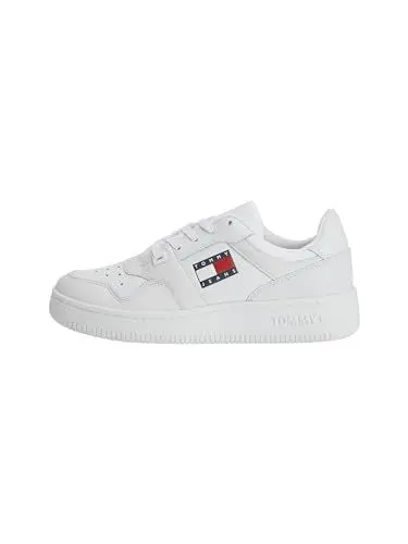 Produktbild: Tommy Hilfiger Damen Tommy Jeans Retro Basket Wmn ESS Sneaker, White
