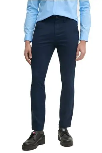 Produktbild: Tommy Jeans Herren Chino Hose Austin Slim Fit, Blau (Dark Night Navy), 32W/28L