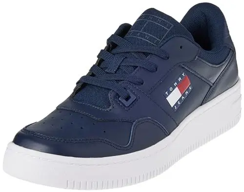 Produktbild: Tommy Jeans Herren Cupsole Sneaker Schuhe, Blau (Dark Night Navy), 44