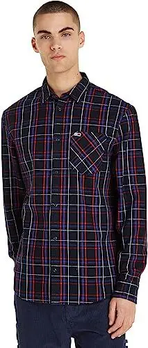 Produktbild: Tommy Jeans Herren Hemd Check Pocket Shirt Freizeithemd, Mehrfarbig (Desert Sky Check), L